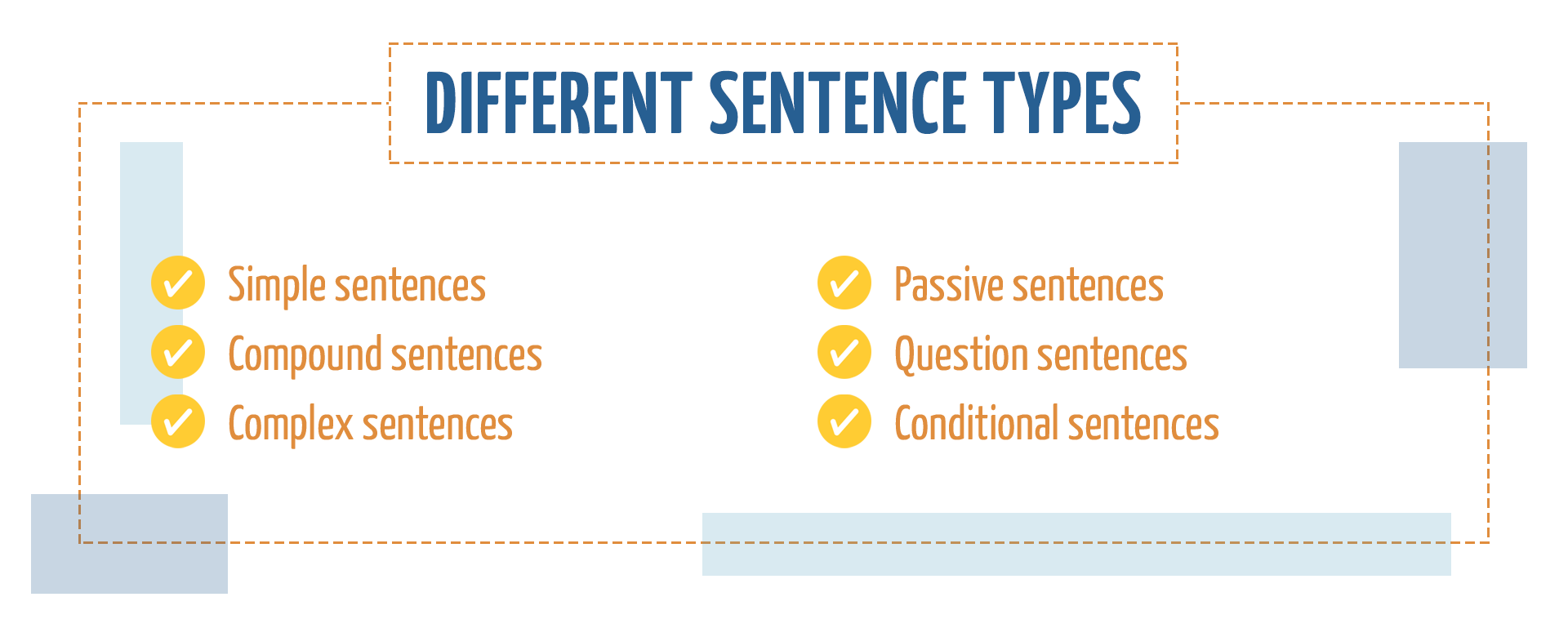 Different sentences